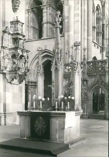 Ansichtskarte Altstadt-Magdeburg Dom - Katharinen-Altar 1990