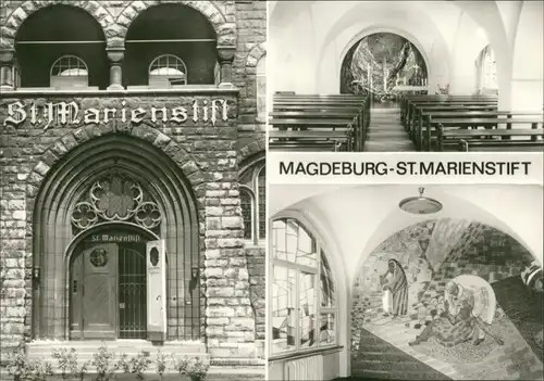 Ansichtskarte Wilhelmstadt / Stadtfeld-Magdeburg St. Marienstift 1976