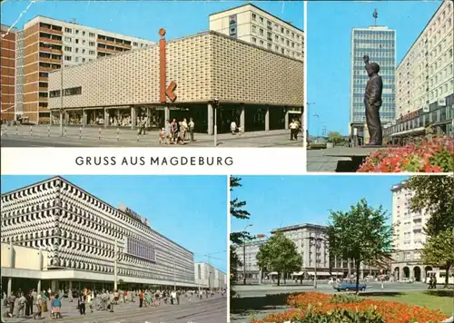 Magdeburg Kinderkaufhaus,Denkmal,Centrum-Warenhaus,Pick-Allee/Guericke-Str g1978