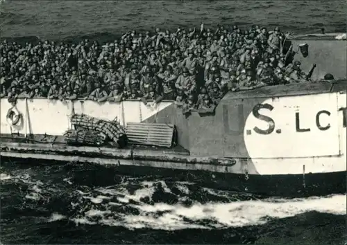 .Normandie Arrival of fresh supply of troops/US Omaha Beach 1945/1980