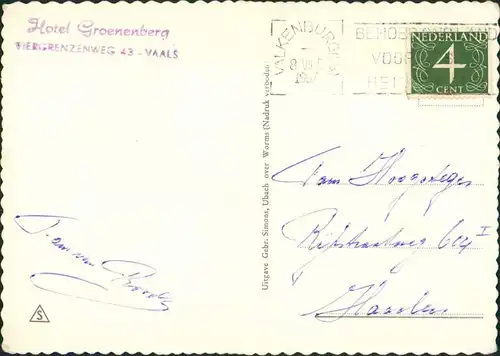 Postkaart Vaals 16 Ansichten, Straße, Grenze, Denkmal 1957 