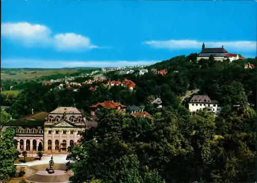 Ansichtskarte Fulda Blick zur Orangerie und zum Frauenberg 1995