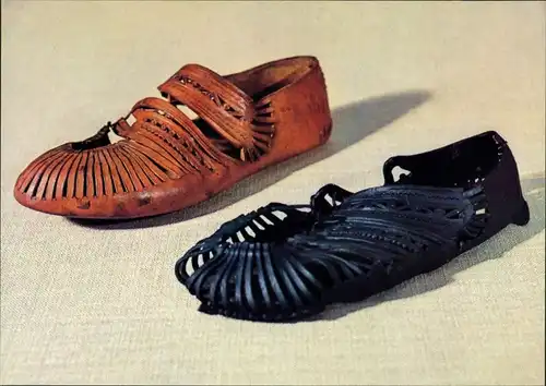 Bad Homburg vor der Höhe Saalburgmuseum - Römischer Schuh (carbatina) 1970