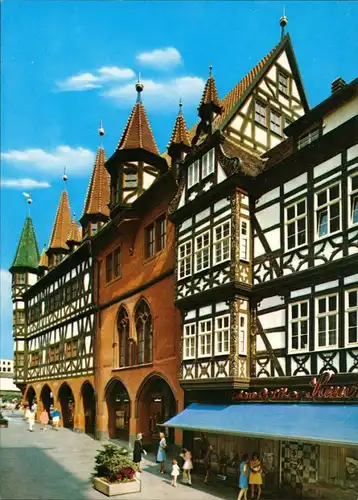 Ansichtskarte Fulda Rathaus 1980