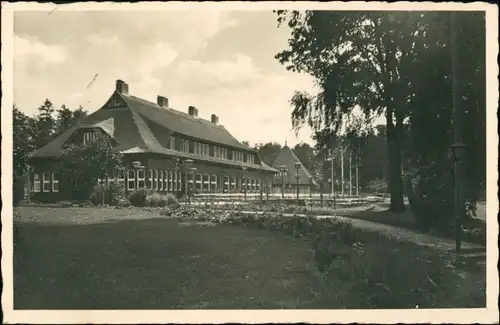 Postcard Deutsch Krone Wałcz Neues Buchwald Restaurant Pommern Pomorskie 1940