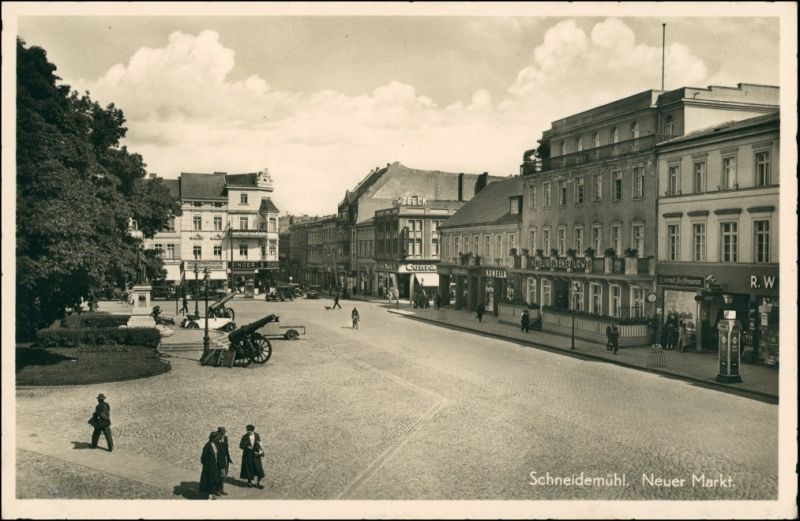 Postcard Schneidemühl Piła (miasto) Landesamt 1935 Nr. 149681