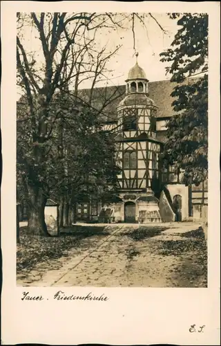 Postcard Jauer Jawor Friedenskirche 1932