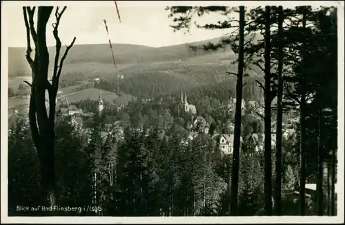 Postcard Bad Flinsberg Świeradów-Zdrój Stadt 1930