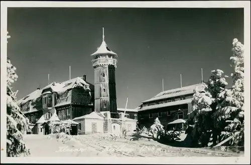 Sankt Joachimsthal Jáchymov Keilberg/Klínovec im Winter 1929 Privatfoto