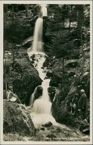 Karlsberg Karłów Waterfall/Heuscheuer - Obere Wasserfälle 1930