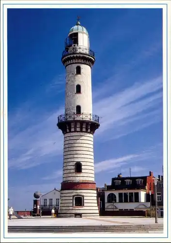 Warnemünde-Rostock Leuchtturm WARNEMÜNDE Ligthouse Building Ostsee Rostock 1998 