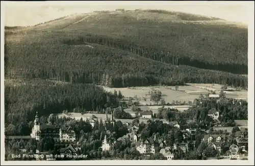 Postcard Bad Flinsberg Świeradów-Zdrój Stadt, Heufuder 1930