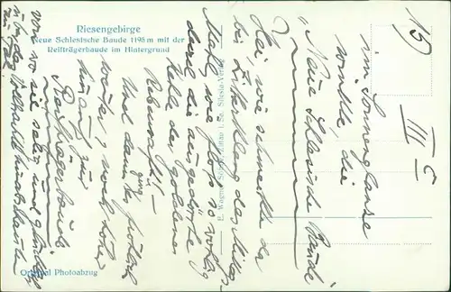 Hirschberg (Schlesien) Jelenia Góra Reifträgerbaude, Neue Schlesische Baude 1930