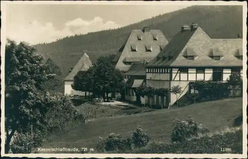 Löwenberg (Schlesien) Lwówek Śląski Partie Kesselschloßbaude 1929