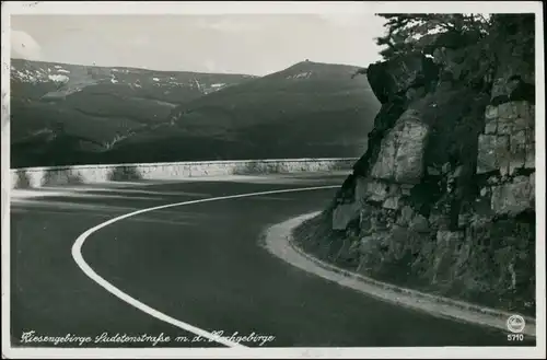 Postcard Schreiberhau Szklarska Poręba Sudetenstraße 1937