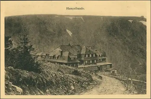 Brückenberg-Krummhübel Karpacz Hampelbaude Schronisko Strzecha Akademicka 1924