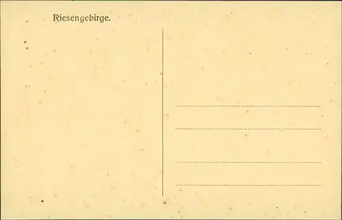 Postcard Krummhübel Karpacz Schlingelbaude - Heinrichbaude 1924