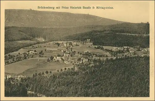 Brückenberg-Krummhübel Karpacz Górny Karpacz Stadt, Heinrichbaude 1924
