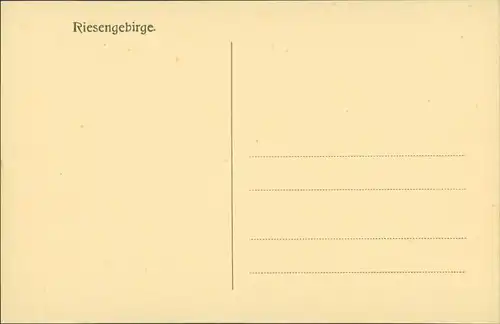 Postcard Krummhübel Karpacz Schneekoppe/Sněžka/Śnieżka 1924