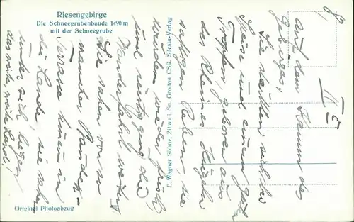 Schreiberhau Szklarska Poręba Schneegrubenbaude  1930