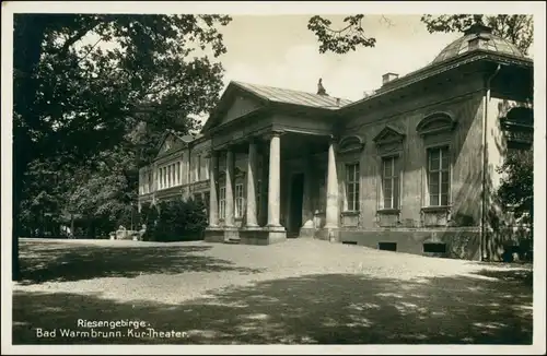 Bad Warmbrunn-Hirschberg (Schlesien) Cieplice  Zdrój Jelenia Góra Theater 1930