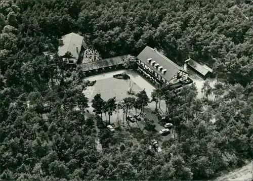 Leende Luftaufnahme Leende N.B. Hotel - Restaurant Jagershorst 1965