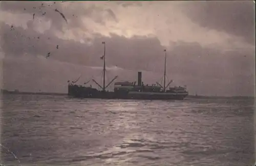Ansichtskarte  Schiffsfoto-Postkarte, Dampfer, Schiff, Ship, Steamer 1910 