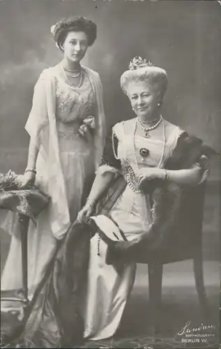  Adel & Monarchie, Frauen-Paar, Wohlfahrts-Verein Berlin Steglitz 1912 