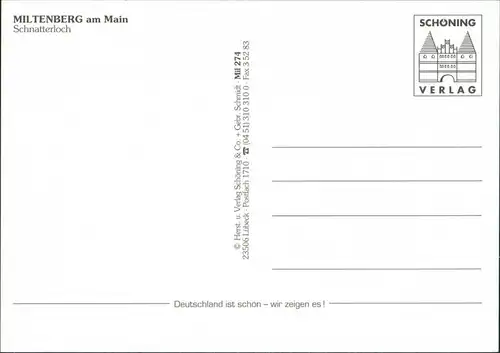 Miltenberg (Main) Schnatterloch Weinhaus & Hotel Alter Mark, Fachwerk 1999