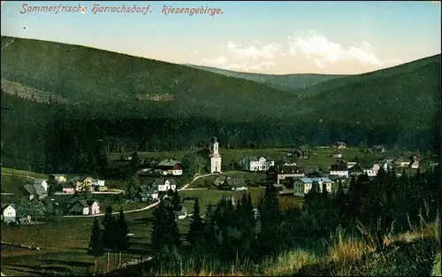 Postcard Harrachsdorf Harrachov Stadt 1913
