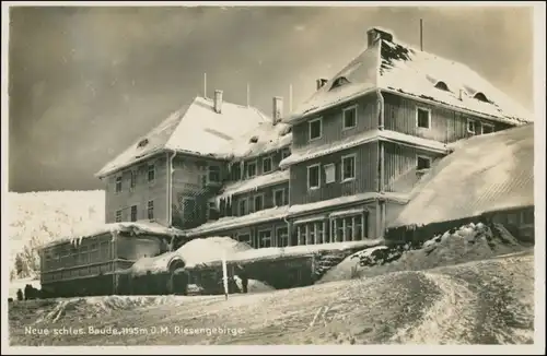 Schreiberhau Szklarska Poręba Neue schlesische Baude im Winter 1934