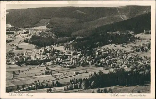 Postcard Bad Flinsberg Świeradów-Zdrój Stadtblick 1928