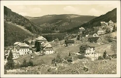 Spindlermühle Špindlerův Mlýn | Spindelmühle Stadtpartie 1940 