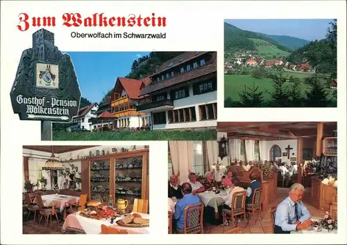 Wolfach Schwarzwald) Hotel Gasthof Zum Walkenstein Gaststube, Restaurant 1993