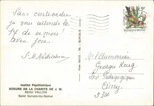 Saint Servais-Namur Namen Institut Psychiatrique Luftbild Beau Va  1973