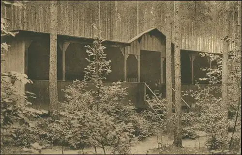 Ansichtskarte Mühlhausen, Vogtland-Bad Elster Liegehalle Genesungsheim 1913