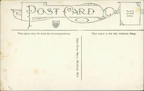 Postcard Medford (Wisconsin) Front Street 1908