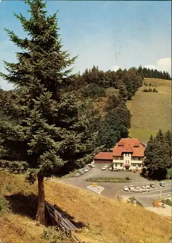 Wieden (Schwarzwald) Burghotel Wiedener Eck 1050 m ü. M. (Belchengebiet)  1988