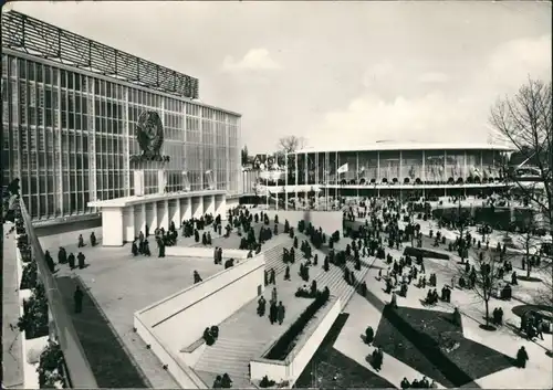 Brüssel Bruxelles EXPO 1958/Weltausstellung Pavillion USA & U.S.S.R  1958