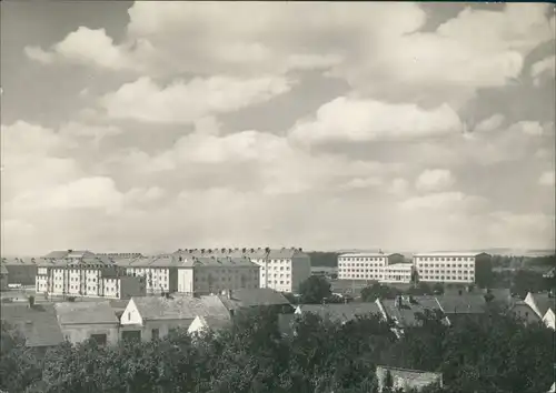 Postcard Mährisch Neustadt Uničov Blick auf die Neubauten 1965