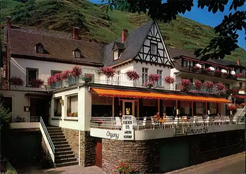 Ansichtskarte Valwig a.d. Mosel Zum Valwiger Herrenberg Restaurant Café 1988 
