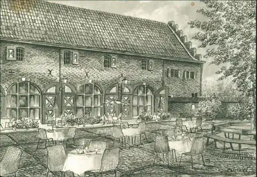 Renkum specialiteiten Restaurant "Beaulieu" in kasteel DE DOORWERTH    1938