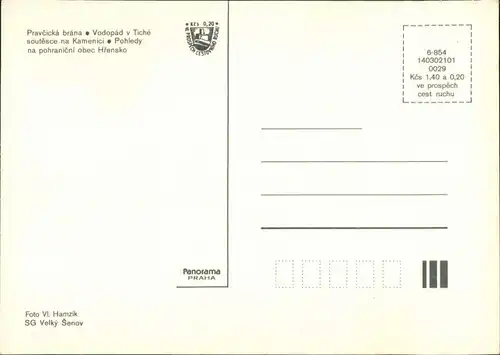 Postcard Herrnskretschen Hřensko 4 Bild: Stadtansichten 1982