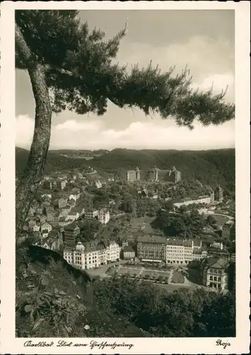 Postcard Karlsbad Karlovy Vary Blick auf die Stadt 1930