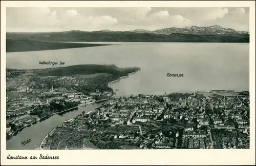 Ansichtskarte Überlingen Luftbild 1953