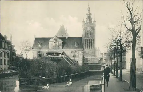 Danzig Gdańsk/Gduńsk St. Katharinen, Müllergewerkhausund Straße 1913
