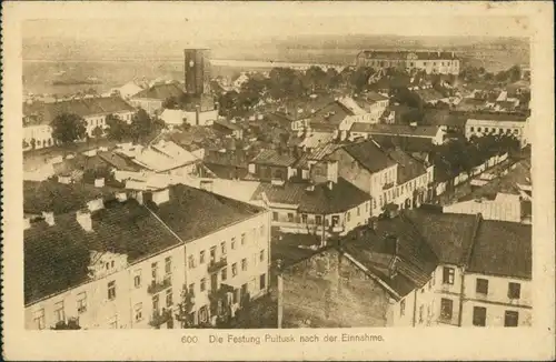 Pultusk (1941-45 Ostenburg) Pułtusk Blick auf die Stadt 1914