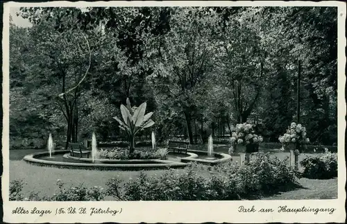 Ansichtskarte Niedergörsdorf Altes Lager - Park 1930