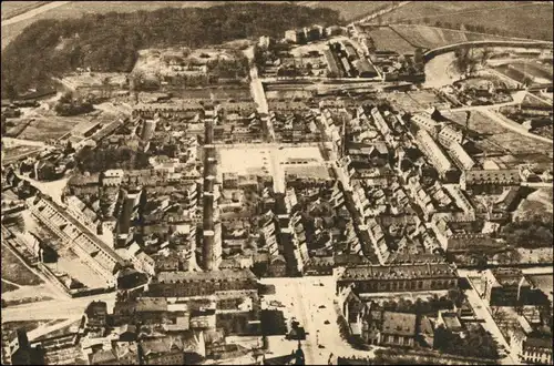 Ansichtskarte Saarlouis Luftbild 1932