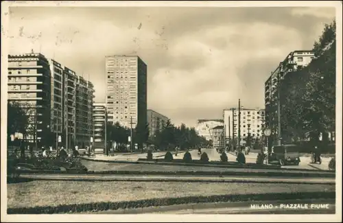 Cartoline Mailand Milano Piazzale Fiume 1934